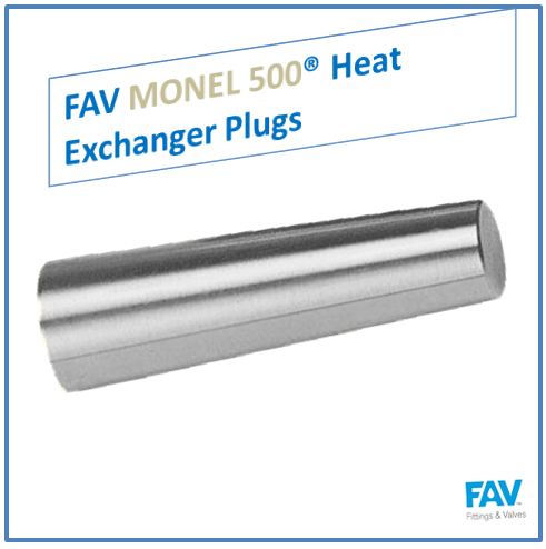 Monel 500 Heat Exchanger Plugs