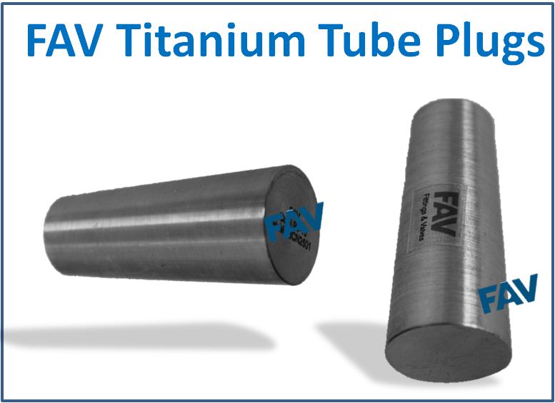 Titanium Tapered Tube Plugs FAV