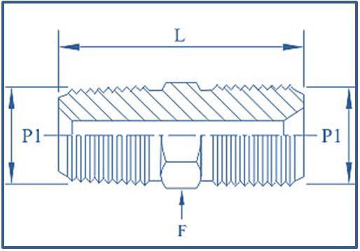 HIGH PRESSURE ADAPTOR BSP 15000 psi