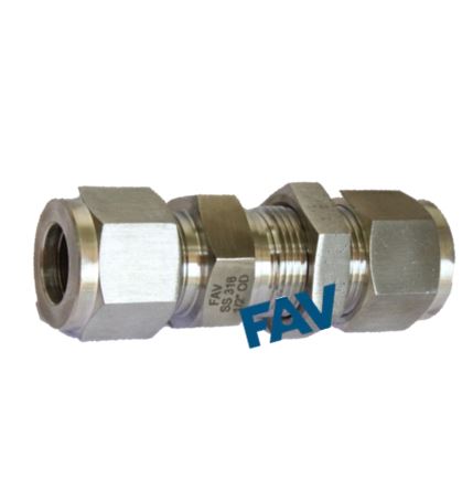 Bulkhead Union Double Ferrule Fitting